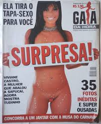 Revista ` GATA DA HORA - ELA TIRA O TAPA SEXO PARA VOCÊ