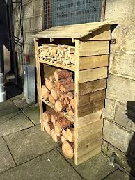 A Useful Small Log Store That Could Be Used For Storing Other Items Like Plant Pots As Well But Firewood Storage Firewood Storage Indoor Wood Storage Sheds