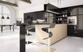As the modern kitchen design has evolved over the years, certain features have remained relatively the same with clean lines, sleek appliances, and an overall simplistic feel. Modern Design Takes Kitchen Makeovers From Basic To Elegant Kitchen Decor Modern Modern Kitchen Design Kitchen Sink Design