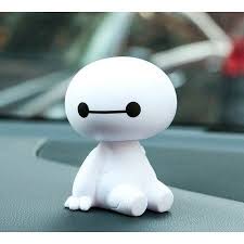 Pop Big Hero Baymax Cute Cartoon Bobblehead Doll Toy Car Accessories Dashboard Bobblehead For Car Interior Decoration Bobbl Bobblehead Doll Toy Car Doll Toys