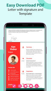 Functional resume templates are the top choice for people moving industry or with employment gaps. Resume Builder Cv Maker Pdf Template Editor For Android Apk Download