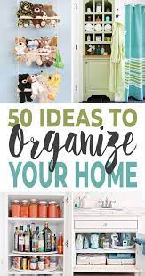 You and your family are constantly reaching for things in the bathroom, the kitchen, or in your closets. 50 Inexpensive Home Organization Ideas The Budget Decorator
