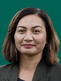 File:Marama Davidson (green background).jpg
