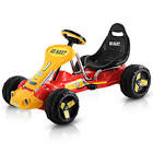 Go Kart Pedal Powered Kids Ride on Car 4 Wheel Racer Toy w/ Clutch & Hand Brake Goplus