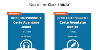 Vous pouvez bénéficier de tarifs avantageux sur vos billets de train grâce à la carte avantage senior sncf (ancienne carte senior+. Transports Black Friday Sncf Toutes Les Cartes Avantage A 25 Euros