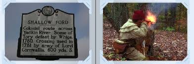 Soldiers at the Battle of Shallow Ford