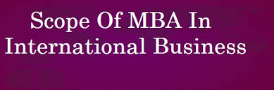 Image result for MBA in international Business