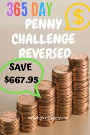 The 365 Day Penny Challenge Reversed Diy With My Guy 365 Day Penny Challenge Credit Repair Business Credit Repair