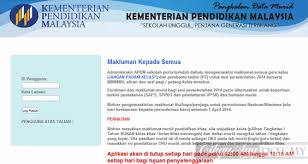 Ia biasanya ditugaskan kepada guru besar atau pengetua serta guru kelas untuk merekodkan informasi semasa murid secara dalam talian agar. Aplikasi Pangkalan Data Murid 2014 Cikgu Ayu Dot My