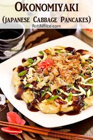 Okonomiyaki Japanese Cabbage Pancakes Recipe In 2020 Okonomiyaki Recipe Okonomiyaki Sauce Japanese Street Food