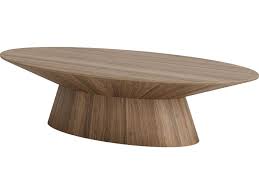 Niklaus 47 oval coffee table in american walnut and black the niklaus coffee table adds a modern elegance to any room. Modloft Sullivan Walnut 63 Wide Oval Coffee Table Molmd410wal
