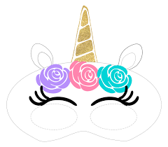 We have made a large collection of high quality unicorn coloring pages for printing. Printable Unicorn Mask Template Novocom Top