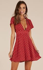 Romantic Tale Dress In Red Polka Dot Showpo Tale Dress Casual Dresses For Women Casual Dress