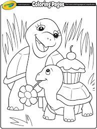 Printable littlest pet shop turtle coloring pages. Turtle Mommy Coloring Page Crayola Com