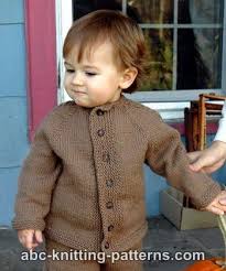 Knit five stitches, purl six stitches, and knit five stitches. Abc Knitting Patterns Easy Cable Seamless Child S Cardigan