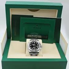 Watchmaking's most famous brand earned. Rolex 2021 Rolex Submariner 41mm No Date Black Ceramic Watch 124060 Ln Ebay