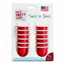 The united states customary cup holds 8 fluid ounces. Trudeau Red Party Cups Gelatin Twist N Shot