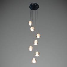 7 light 10 4 crystal led pendant light metal cluster chrome modern contemporary 90 240v 2021 us 252 28 led pendant lights metal pendant light pendant lamp