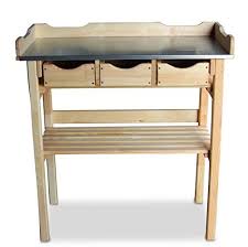 Pflanztisch Mit 3 Schubladen Aus Holz Natur B78 X T38 X H82 Cm Amazon De Garten Pflanztisch Schubladen Tisch