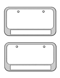 I also use this template to have students summarize new kno License Plate Template By Blue Moon Solutions Teachers Pay Teachers