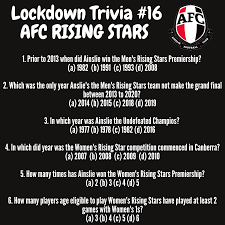The more questions you get correct here, the more random knowledge you have is your brain big enough to g. Ainslie Football Club Trivia Questions 16 Facebook
