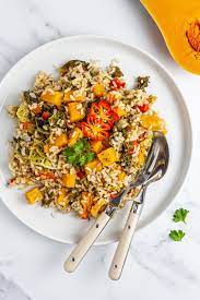 Jamaican Pumpkin Rice Recipe Recipe Vegetable Rice Recipe Tasty Vegetarian Recipes Jamaican Recipes