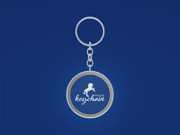 Download Round Shape Keychain Mockup Set Keychain Black Business Card Mockup Circular Artwork