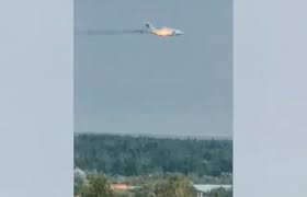 После удара о землю взорвались топливные баки, ил. Kikna W3qofjm