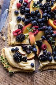 No Bake Mixed Berry Custard Tart Half Baked Harvest Recipe Half Baked Harvest Recipes Desserts Tart Baking