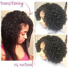 Gorg From Fluffcoif Transitioning Wash And Go Versus A Fully Natural Wash And Go Wh Natural Hair Transitioning Curly Hair Styles Transitioning Hairstyles