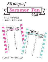 2015 summer fun chart