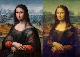Mona Lisa Ist Altestes 3d Bild Der Welt Zusammen Mit Einem Zweiten Portrait Entsteht Ein Stereoskopischer 3d Effekt Scinexx De
