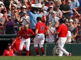 The boston red sox have +175 odds to score a run in the first inning against the new york yankees. Boston Red Sox Take Third Straight Over New York Yankees Over The Monster