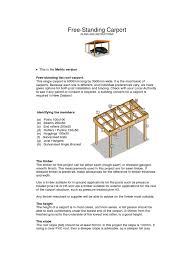Use nails to hold it in place. Carport Free Standing Flat Roof Pdf Lumber Framing Construction