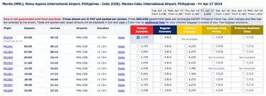 Malaysia airlines in a statement to bernama yesterday said that their extra baggage (prepaid) rates were still bench marked with the industry and beginning april 8, 2019, passengers travelling within malaysia on malaysia airlines economy class are able to select a combination of bundled fares and. Why Does Philippine Airlines Charge For Online Bookings In Usd And Offer No Way To Change Baggage Quora