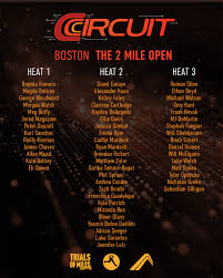 The action in Boston gets underway shortly. We've got another jam packed  program with athletes of all ages hitting the TRACK and looking for some  Friday night magic ⚡️You can catch all