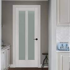 Jeld Wen 32 In X 80 In Moda Primed Pmt1024 Solid Core Wood Interior Door Slab W Translucent Glass Thdjw221100033 The Home Depot In 2021 Prehung Interior Doors Wood Doors Interior Doors Interior