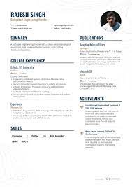 Fresher Intern Resume 8 Step Ultimate Guide For 2021 Enhancv