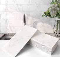 VAOVI Peel and Stick Backsplash Subway Marble Tiles,Kitchen ...