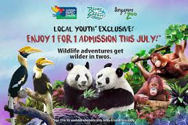 Discover a collection of over 5,000 colorful birds, water fun at the wet playground and more at jurong bird park, singapore. 1 For 1 Admission To Jurong Bird Park River Safari And Singapore Zoo For Youth This July