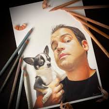 Pet portrait artist sharing latest paintings