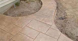 Pattern And Color Ashlar Slate Pattern And Colored Using A Cream Beige Hardener And Nutmeg Release Agen Stamped Concrete Patio Stamped Concrete Concrete Patio