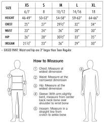 Size Charts For Obermeyer Apparel