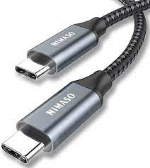 The numbers beneath the port. Nimaso Usb C To Usb C Cable Usb Type C 100w 20v 5a Pd Fast Charging