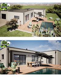 maison toit plat maison moderne plain pied modele maison plain pied maison toit terrasse