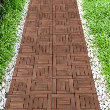 Search all products, brands and retailers of composite material outdoor floor tiles: Yaheetech 27pcs Fir Wooden Floor Tiles Pvc Base Patio Pavers Composite Decking Reviews Wayfair Ca