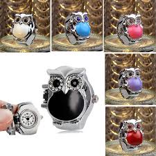 Owl Finger Watch Ring Women Fashion Jewelry Alini Shop
