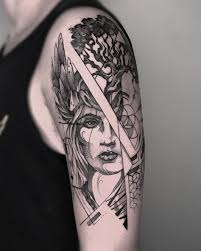 The best preserved of all was a tattoo on her left shoulder, featuring a deer with griffon's beak and a capricorn's horns. 47 Warrier Princes Ideas Tattoos Body Art Tattoos Indian Tattoo