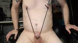 Changing Nipple Piercings Bondage Stretching Piercings with Sex and Pa  Ring: Gay Porn