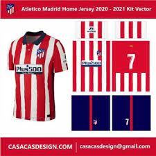08 de mayo de 2021 actualizado a las 17:35 h. Atletico Madrid Home Jersey 2020 2021 Vector Atletico Madrid Madrid Jersey